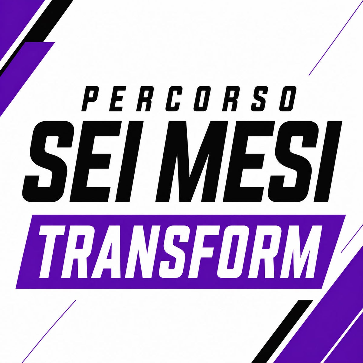 PERCORSO TRANSFORM — 6 MESI